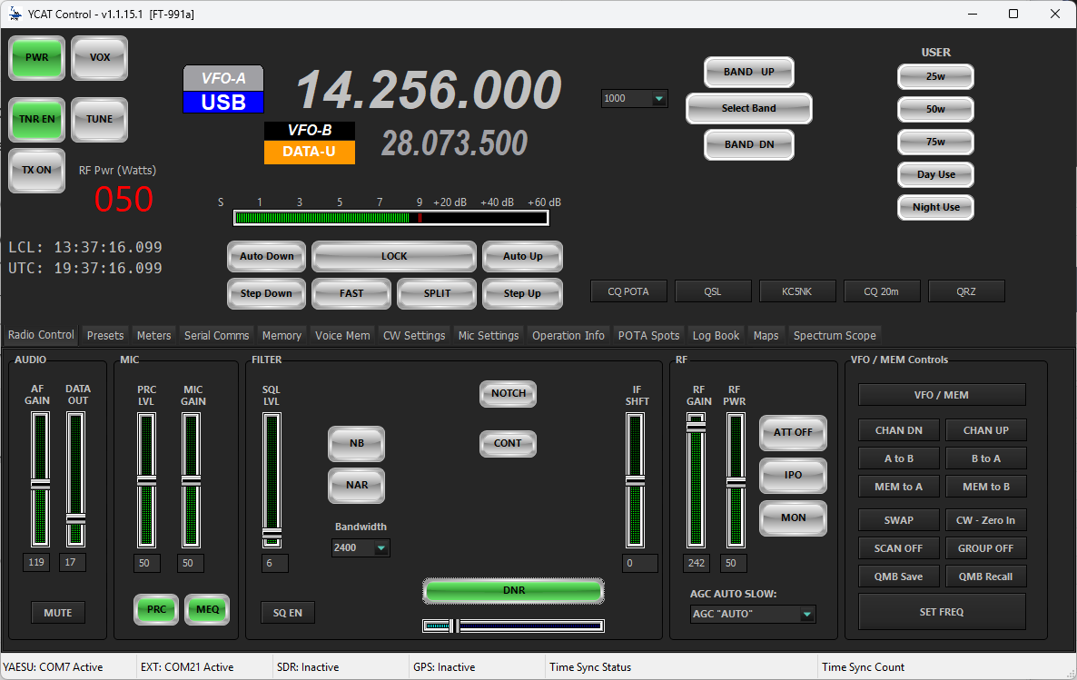 YCAT Full Edition Interface